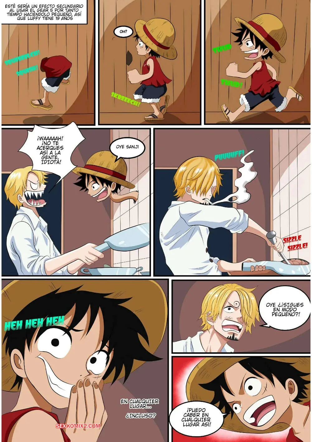 Comics Porno El Experimento de LUFFY (Charuzuart) - 1#