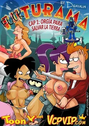 Comics Porno Futurama Orgia Para Salvar la Tierra (Deavalin) en Español