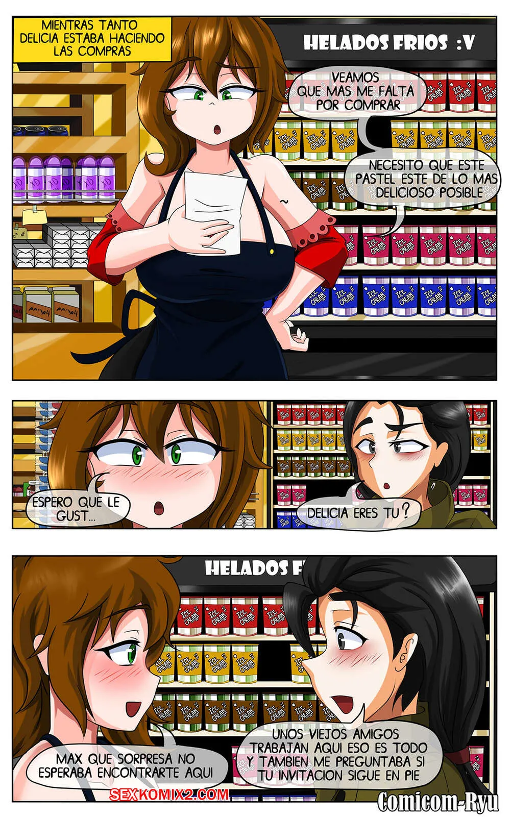 Comics Porno Janice en el SUPERMERCADO (Comicom Ryu) - 6#
