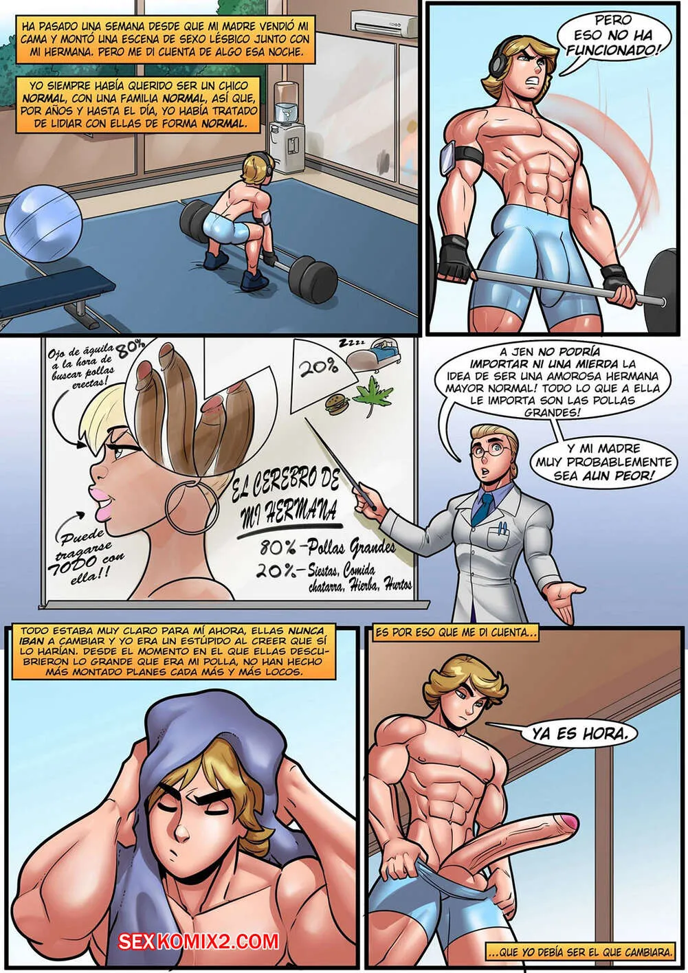 Comics Porno Mi MADRE y HERMANA son unas PUTAS Obsesionadas con el Tamaño Parte 3 - Rabies - 1#