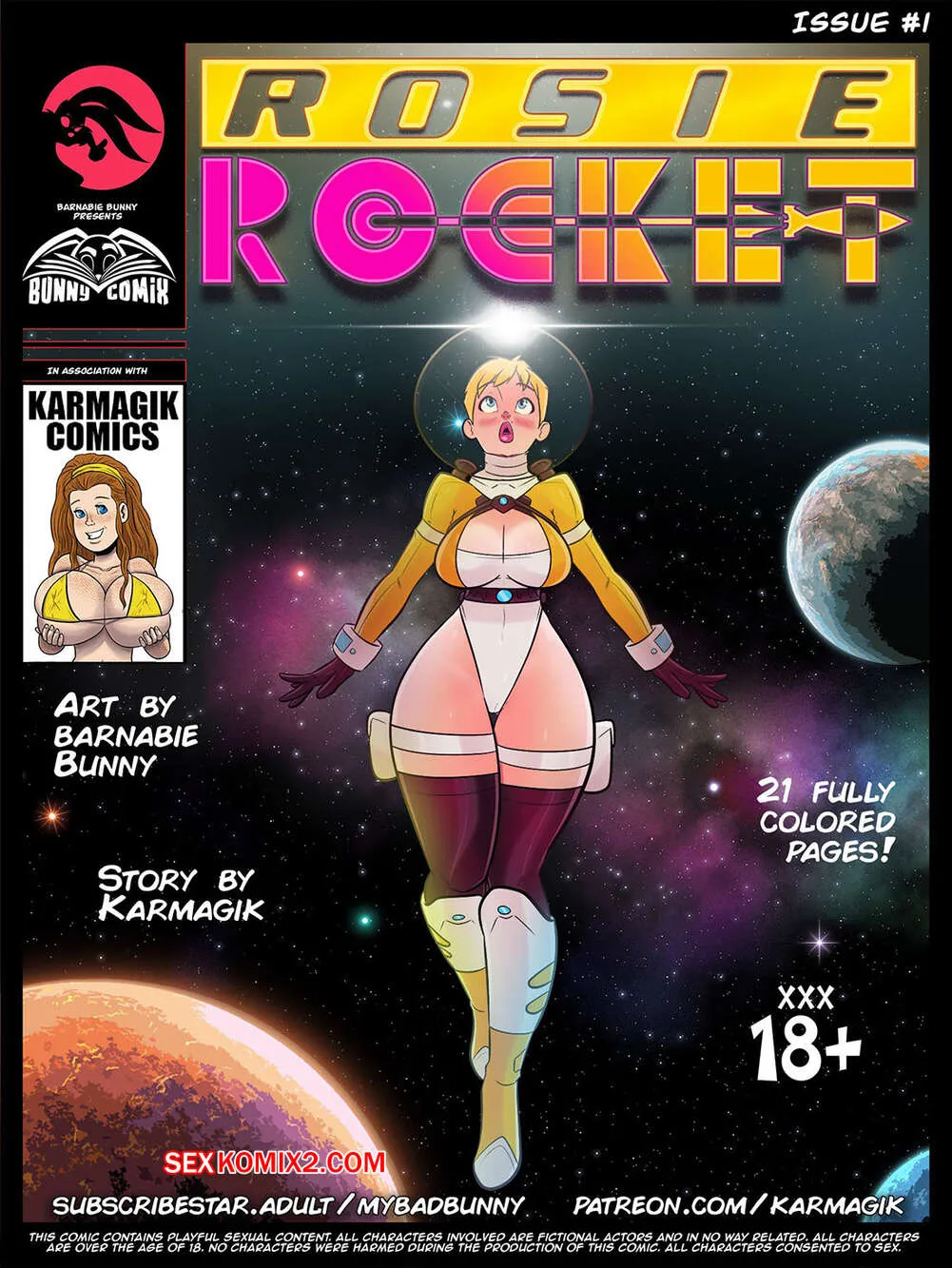 Comics Porno ROSIE ROCKET - MyBadBunny - 1#