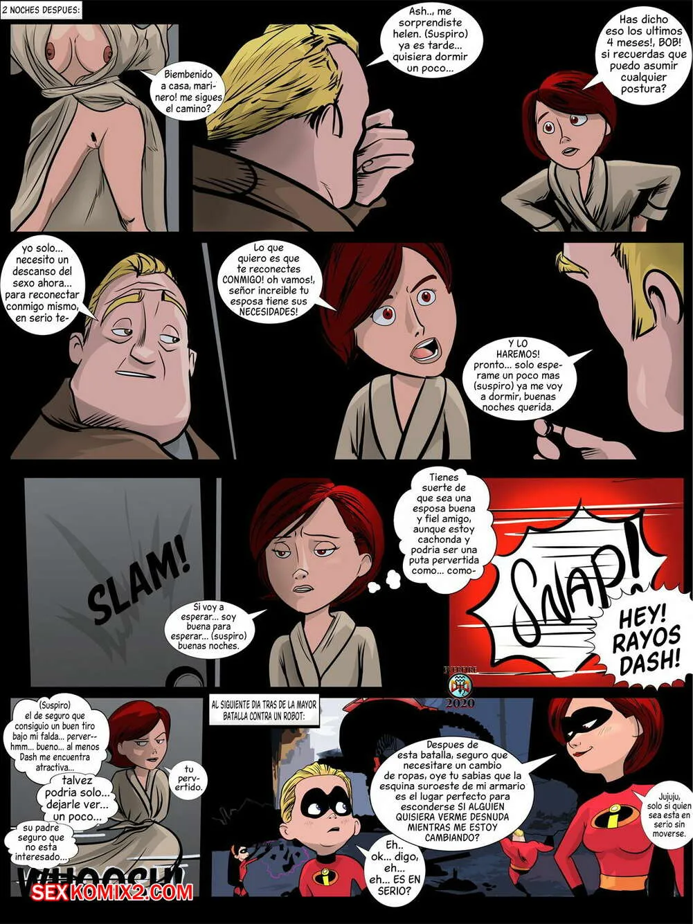 Comics Porno Elastigirl Spied - 4#