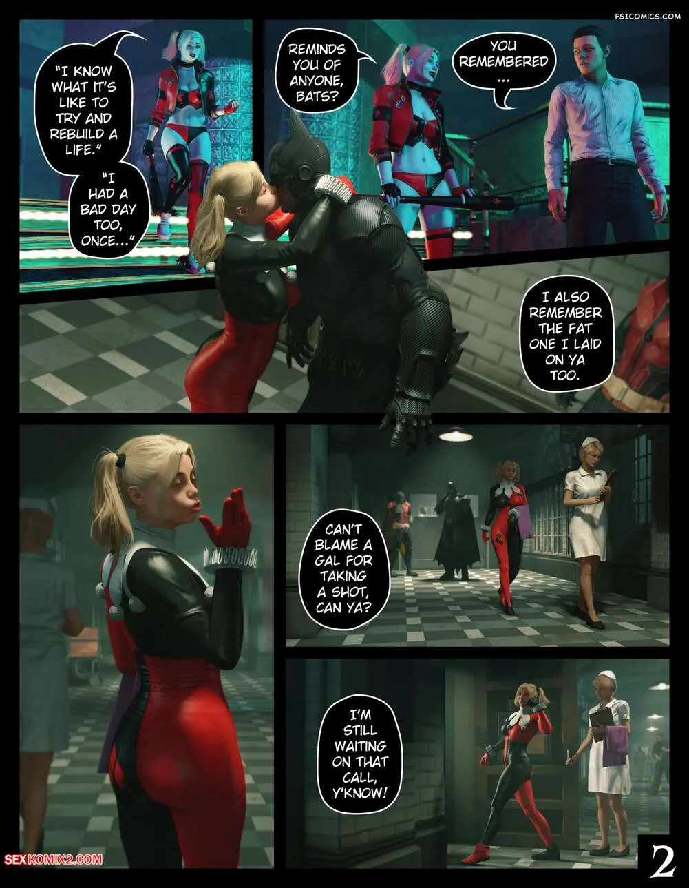 Comics Porno Harley Quinn - Therapy Session (CrudBox3D) - 3#