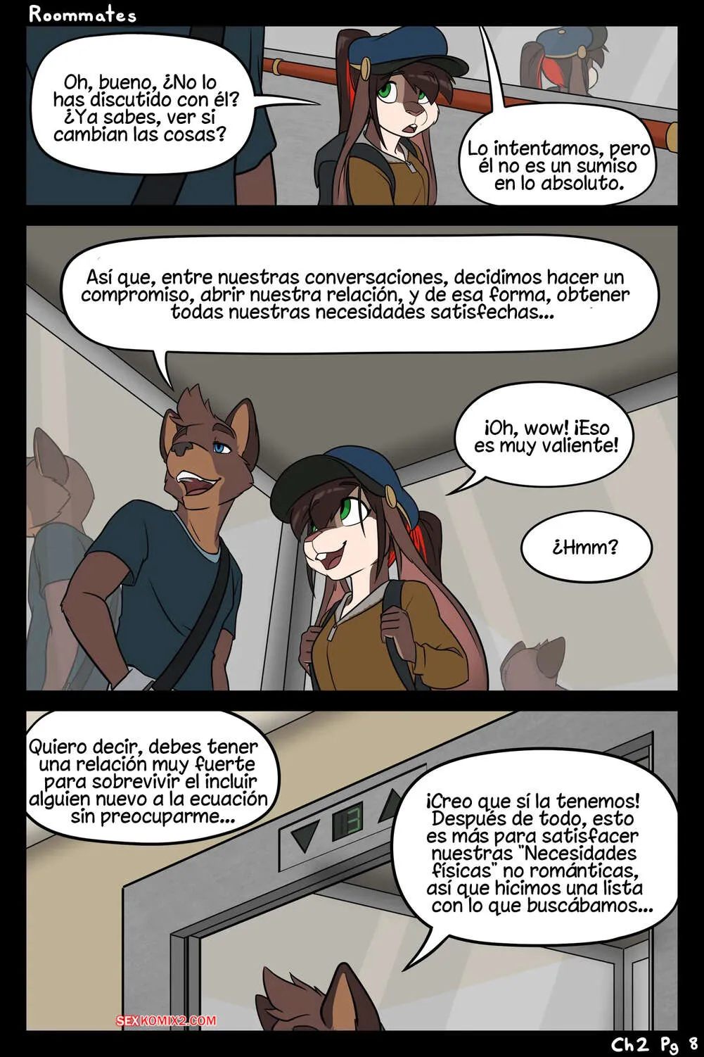 Comics Porno ROOMMATES Parte 2 (Black Kitten) - 4#