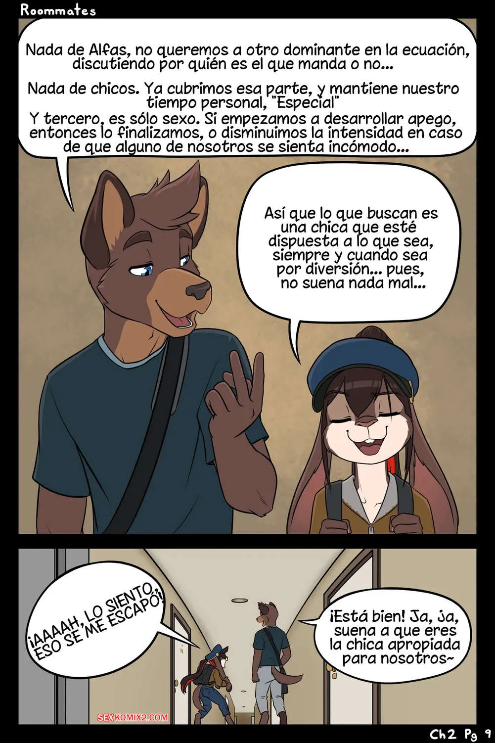 Comics Porno ROOMMATES Parte 2 (Black Kitten) - 5#