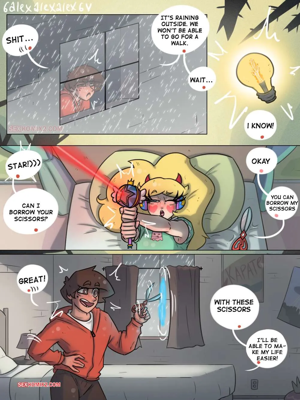 Comics Porno Star vs Forces of Evil - Chasing the Scissors - 6alexalexalex6 (BY sexkomix2com) - 3#