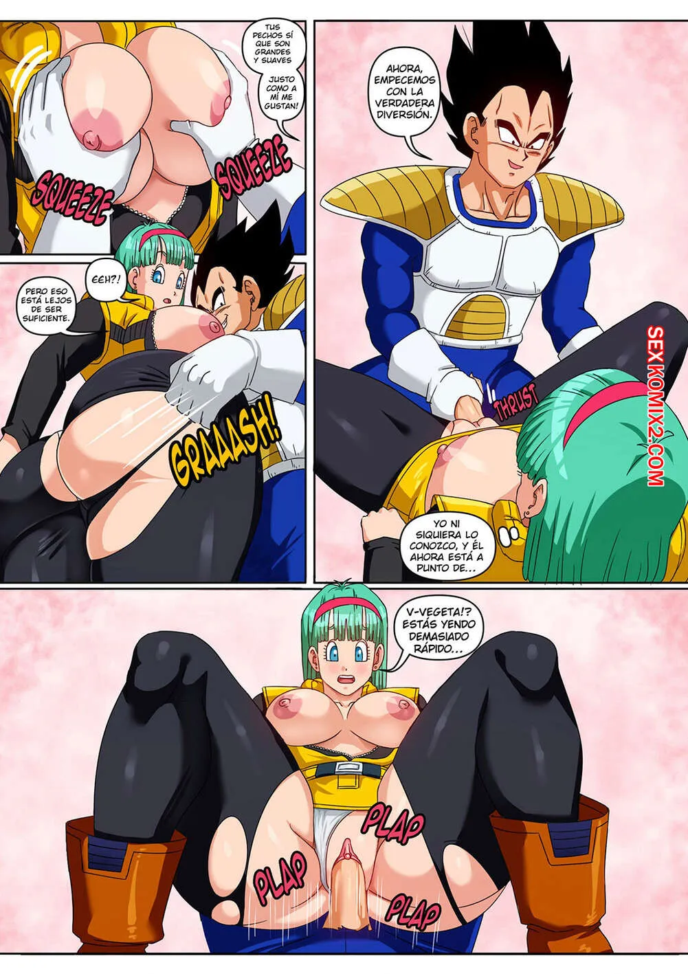 Comics Porno Dragon Ball Z - BULMA y VEGETA (Pink Pawg) - 3#