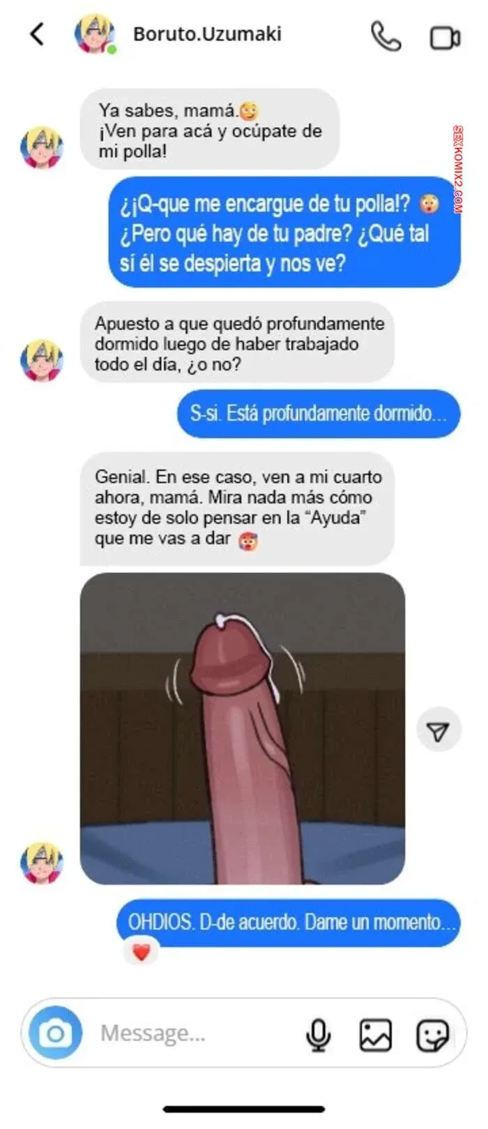Comics Porno Night Messages - TheAkuma96 - 4#